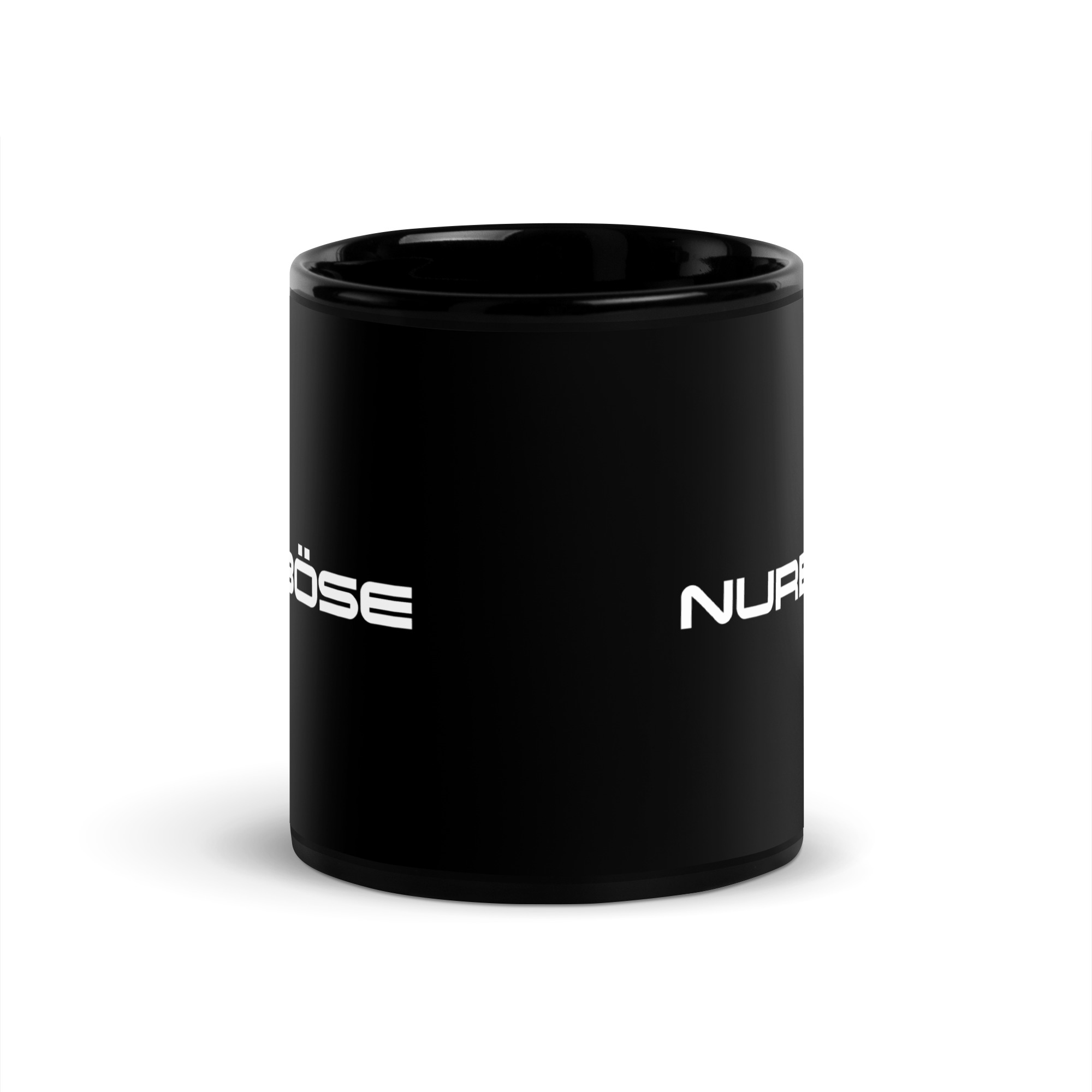 Nurböse Signature Black Glossy Mug (Edition 1) – Schwarz
