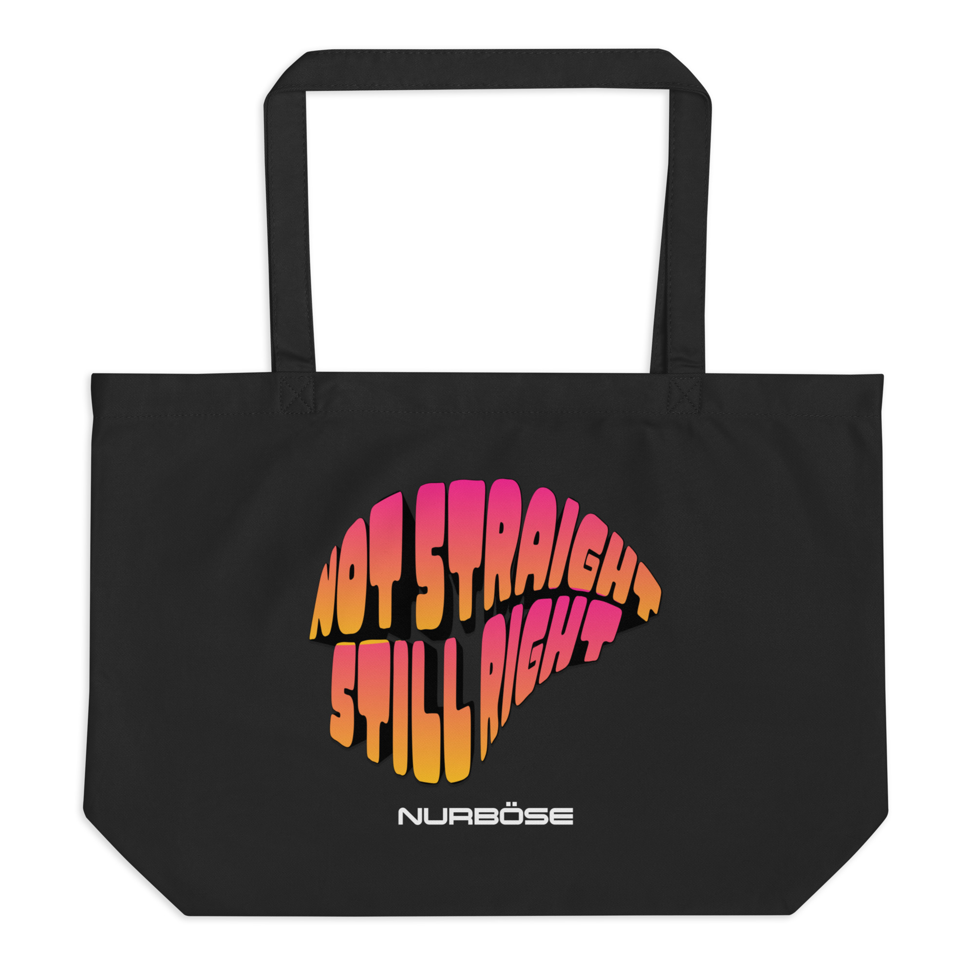 NURBÖSE Statement Tote – Schwarz