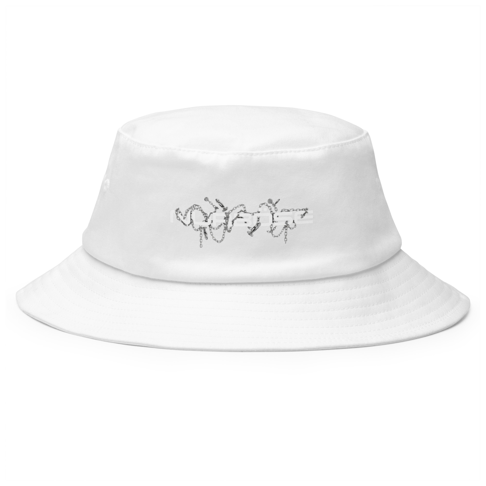 Unisex Signature Old School Bucket Hat (Edition 1) – Weiß