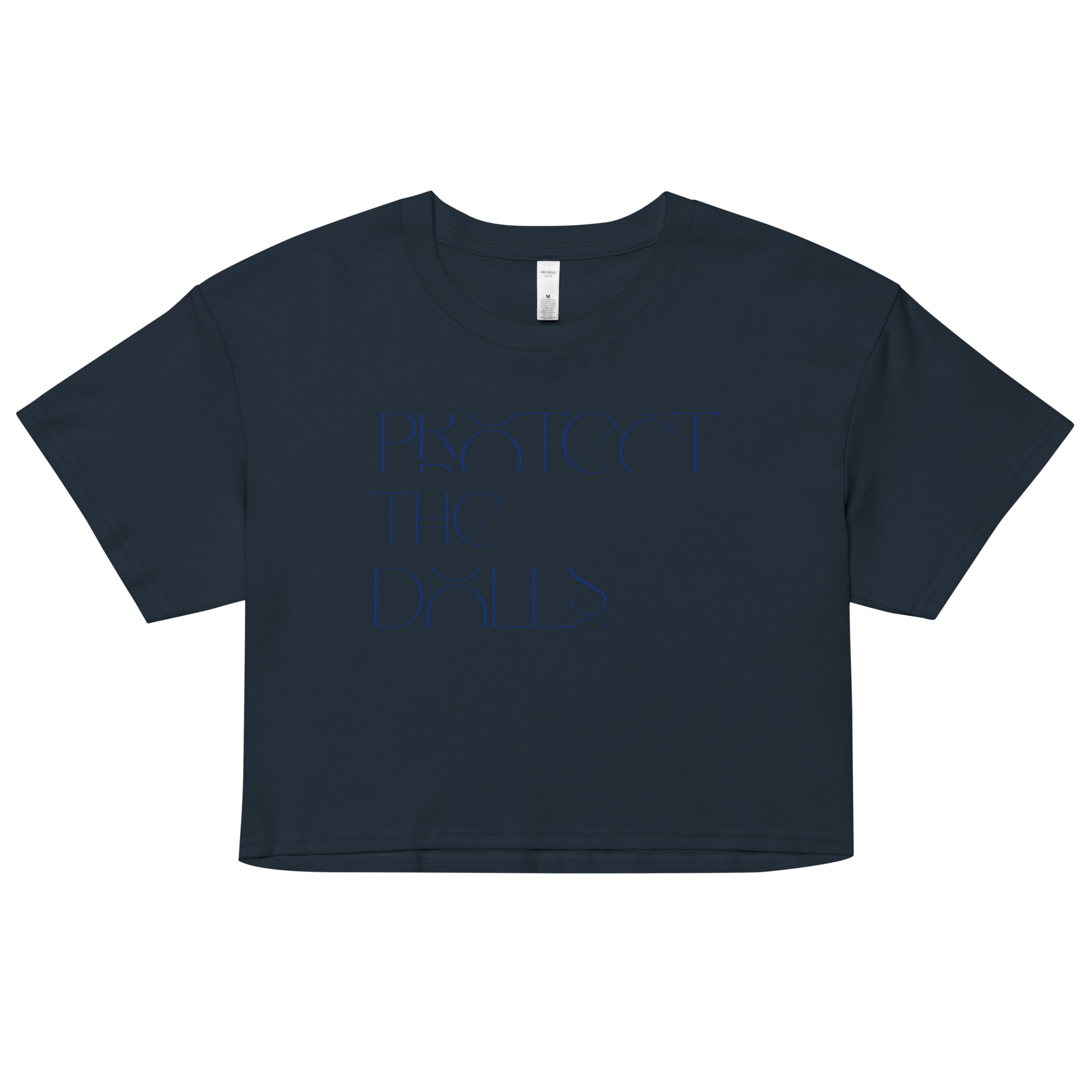 Unisex Organic Crop Top (Edition 11) – Navy