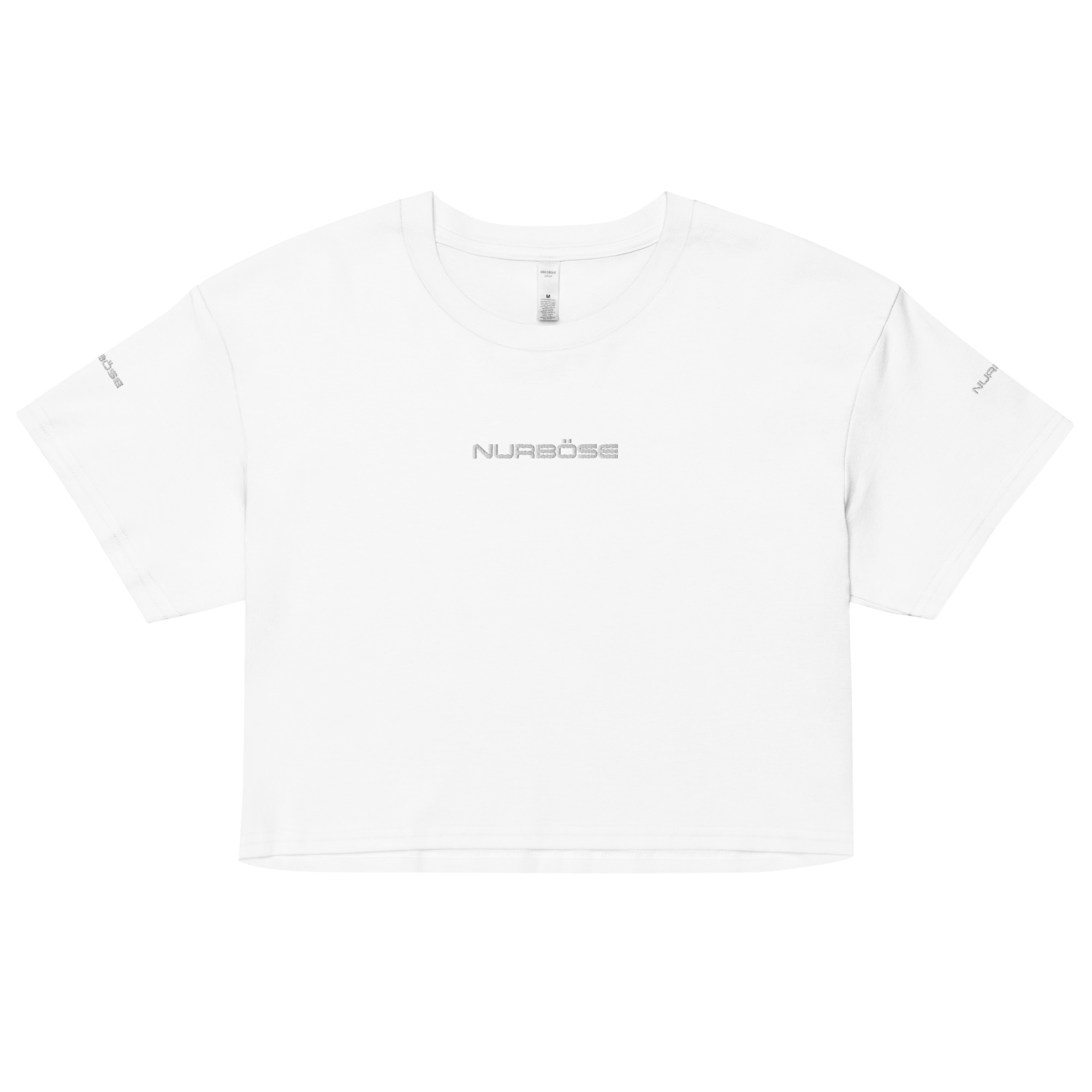 Unisex Organic Crop Top (Edition 4) – Weiß