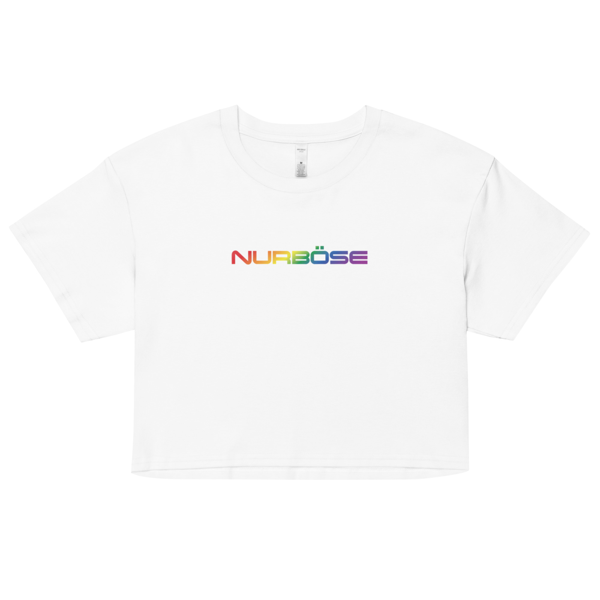 Unisex Organic Crop Top (Edition 10) – Weiß