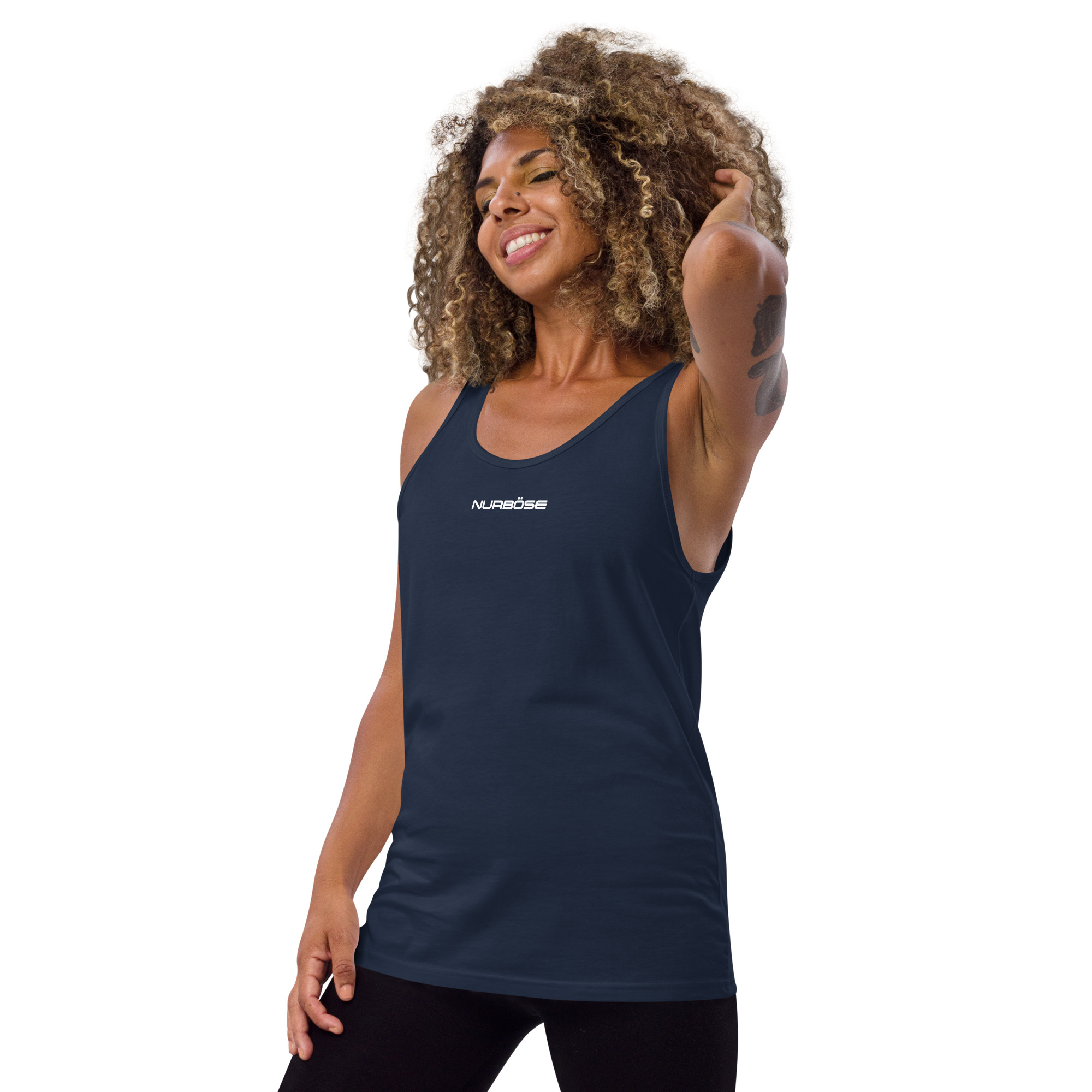 Unisex Signature Tank Top – Navy