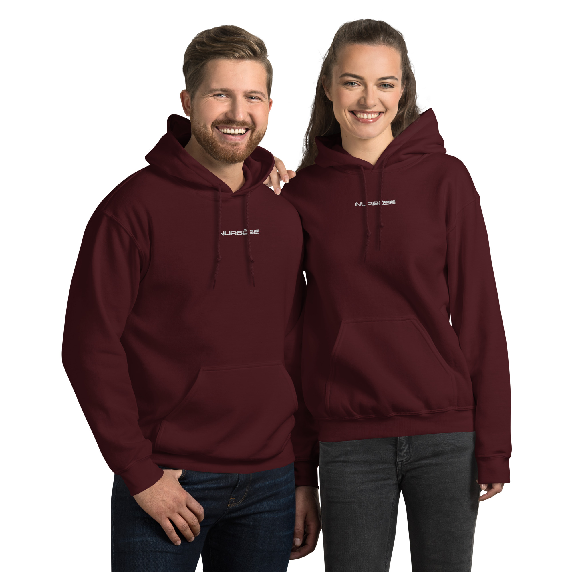 Unisex Hoodie NURBÖSE – Bordeaux