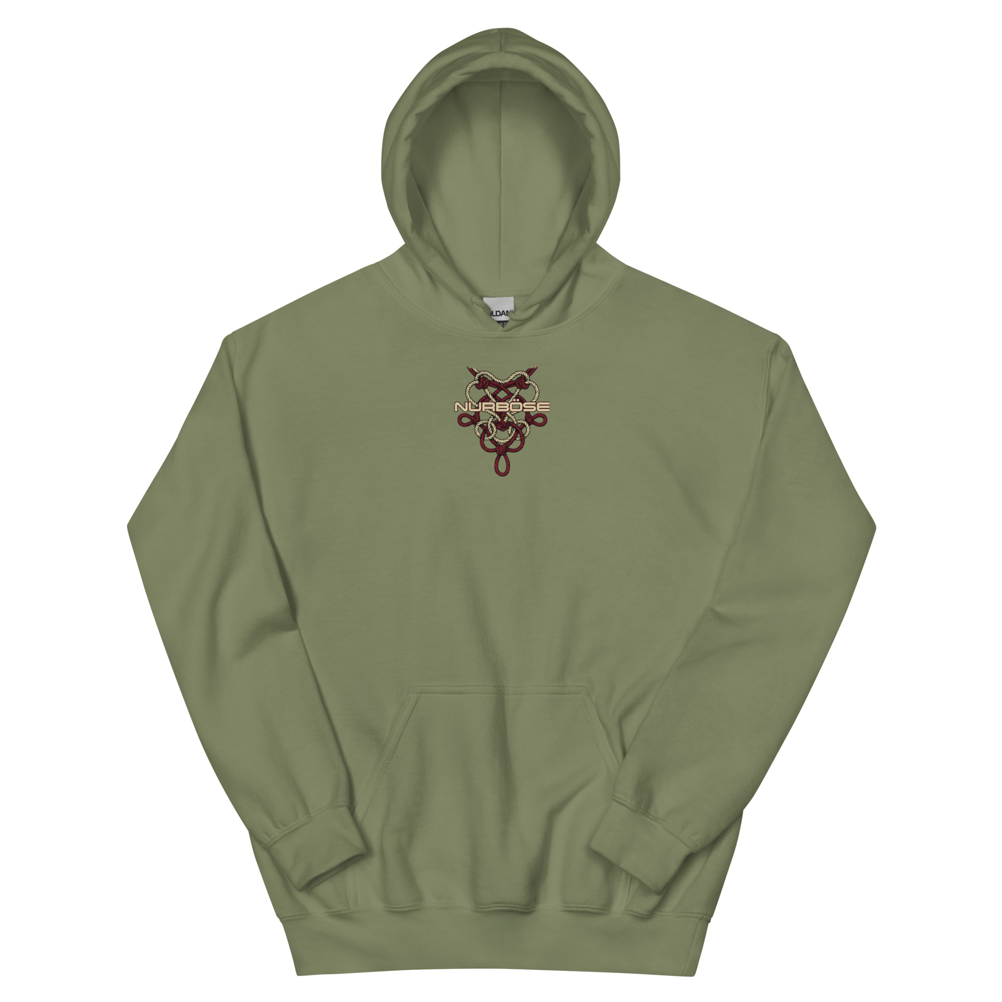Unisex Hoodie NURBÖSE – Militärgrün