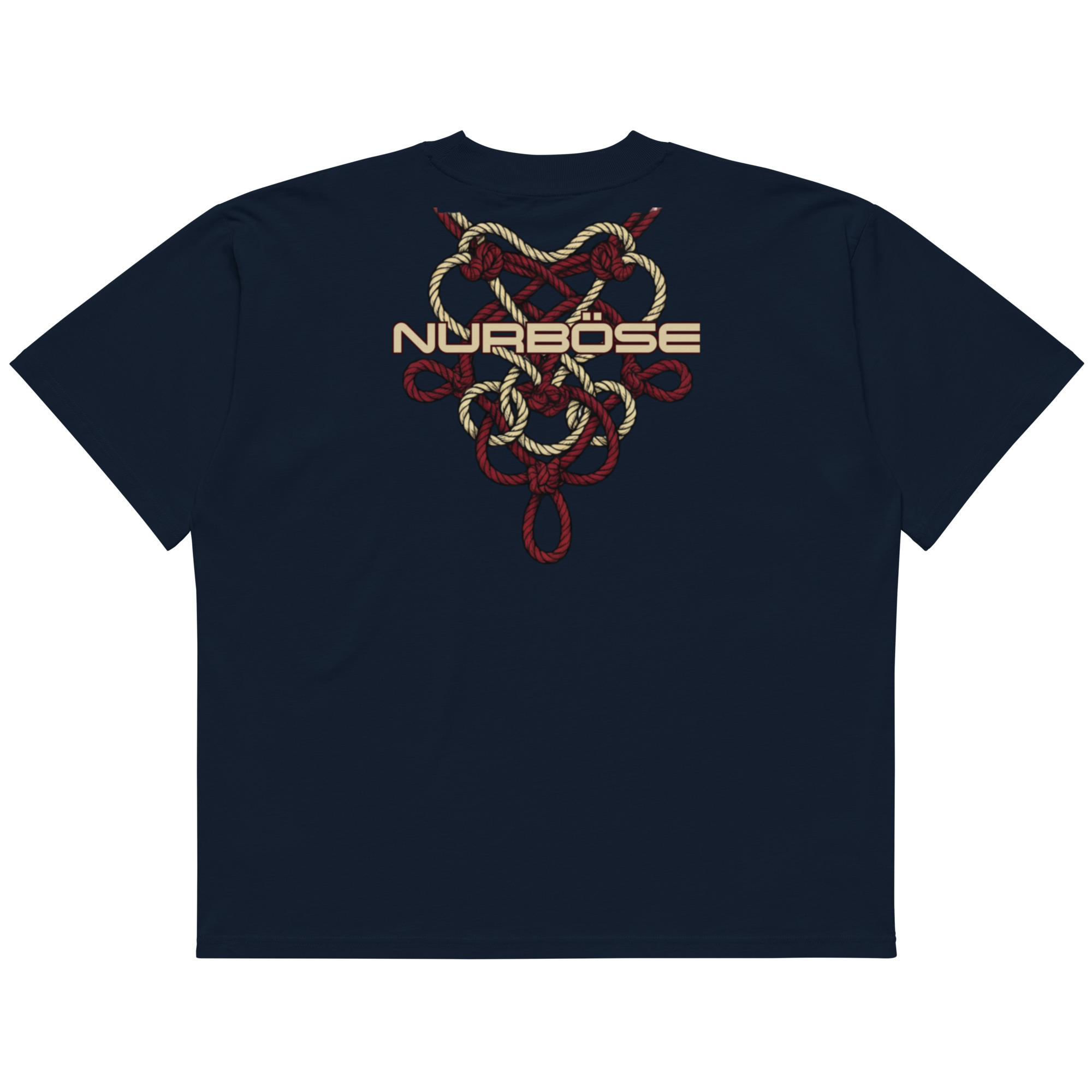 Unisex Organic Oversized T-Shirt Rope – Navy