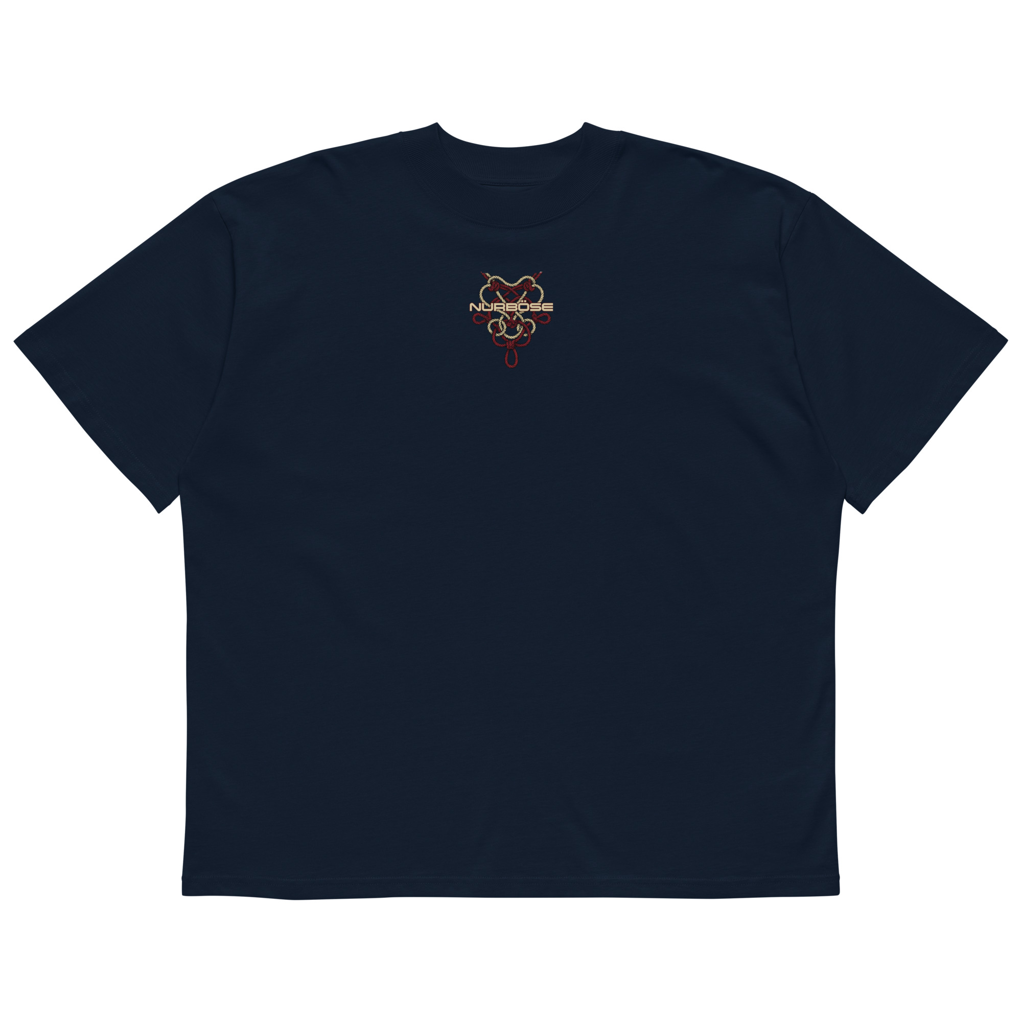 Unisex Organic Oversized T-Shirt Rope – Navy