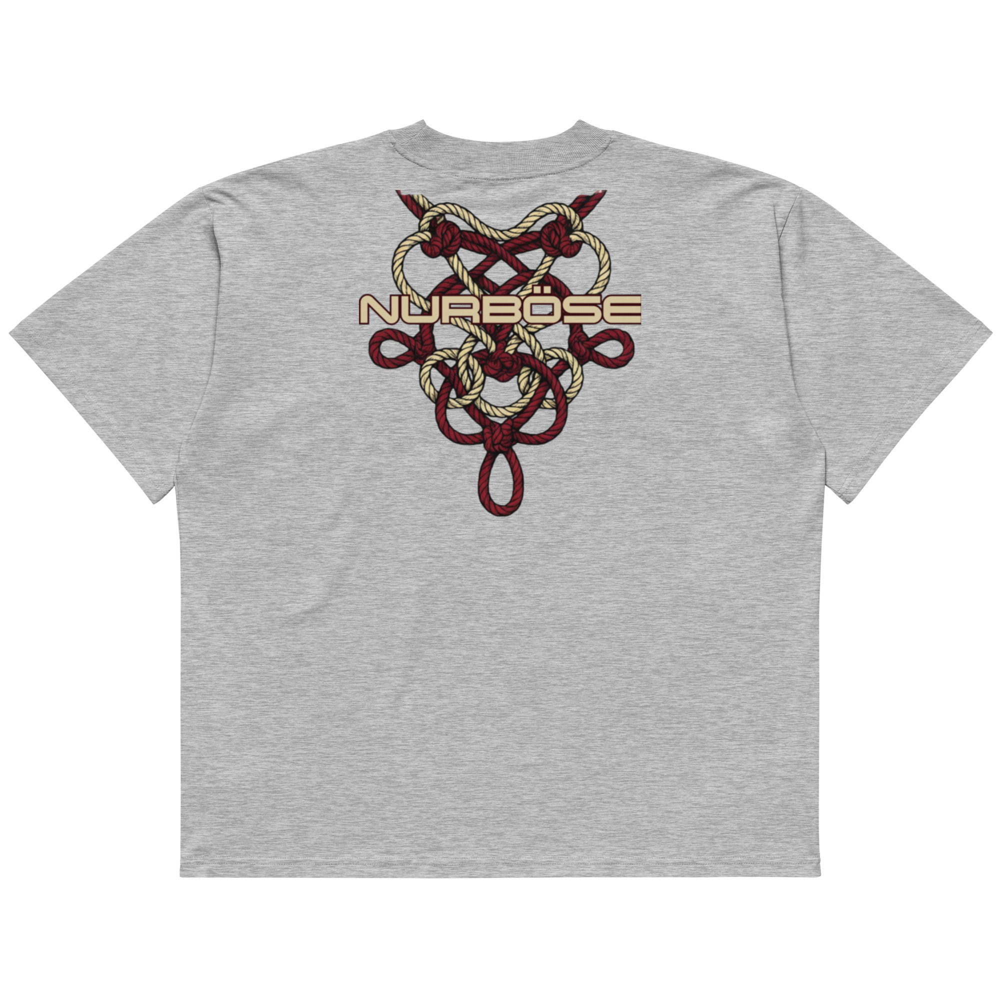 Unisex Organic Oversized T-Shirt Rope – Grey