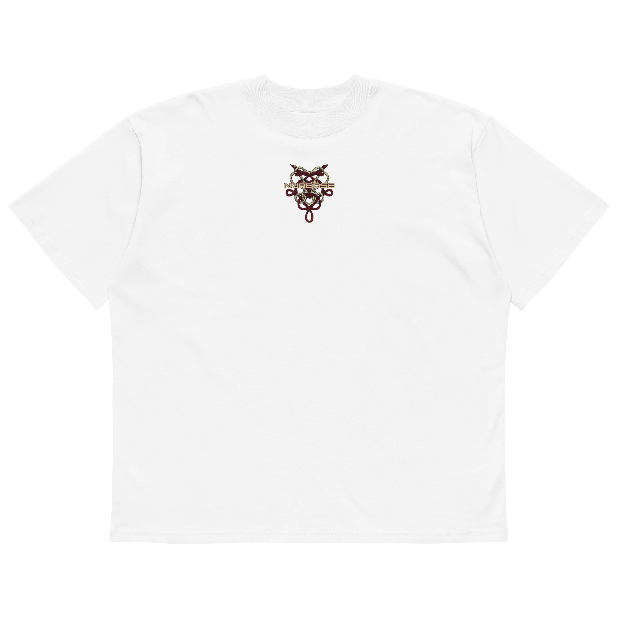 Unisex Organic Oversized T-Shirt Rope – Weiß