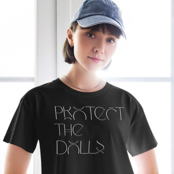 Unisex Organic Crop Top Protect the Dolls (Test)