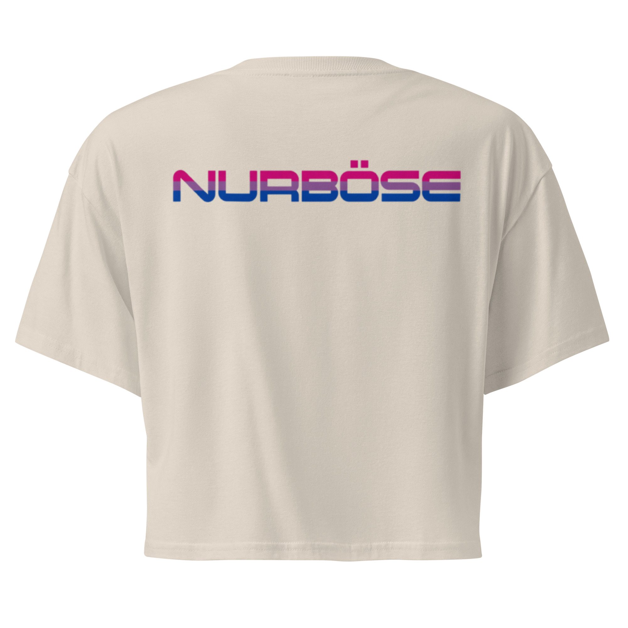 Unisex Organic Crop Top Protect the Dolls (Test) – Bone