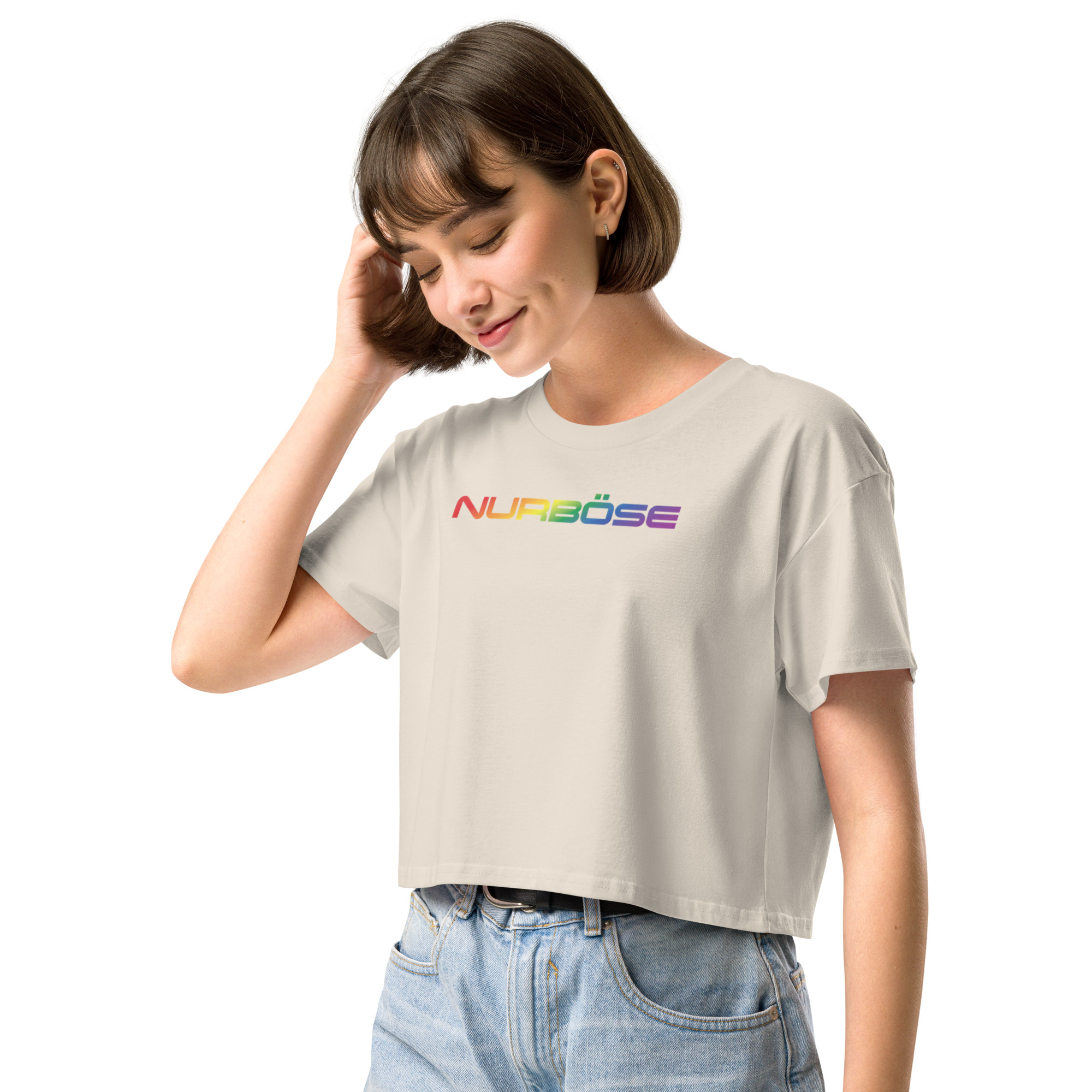 Unisex Organic Crop Top PRIDE edition