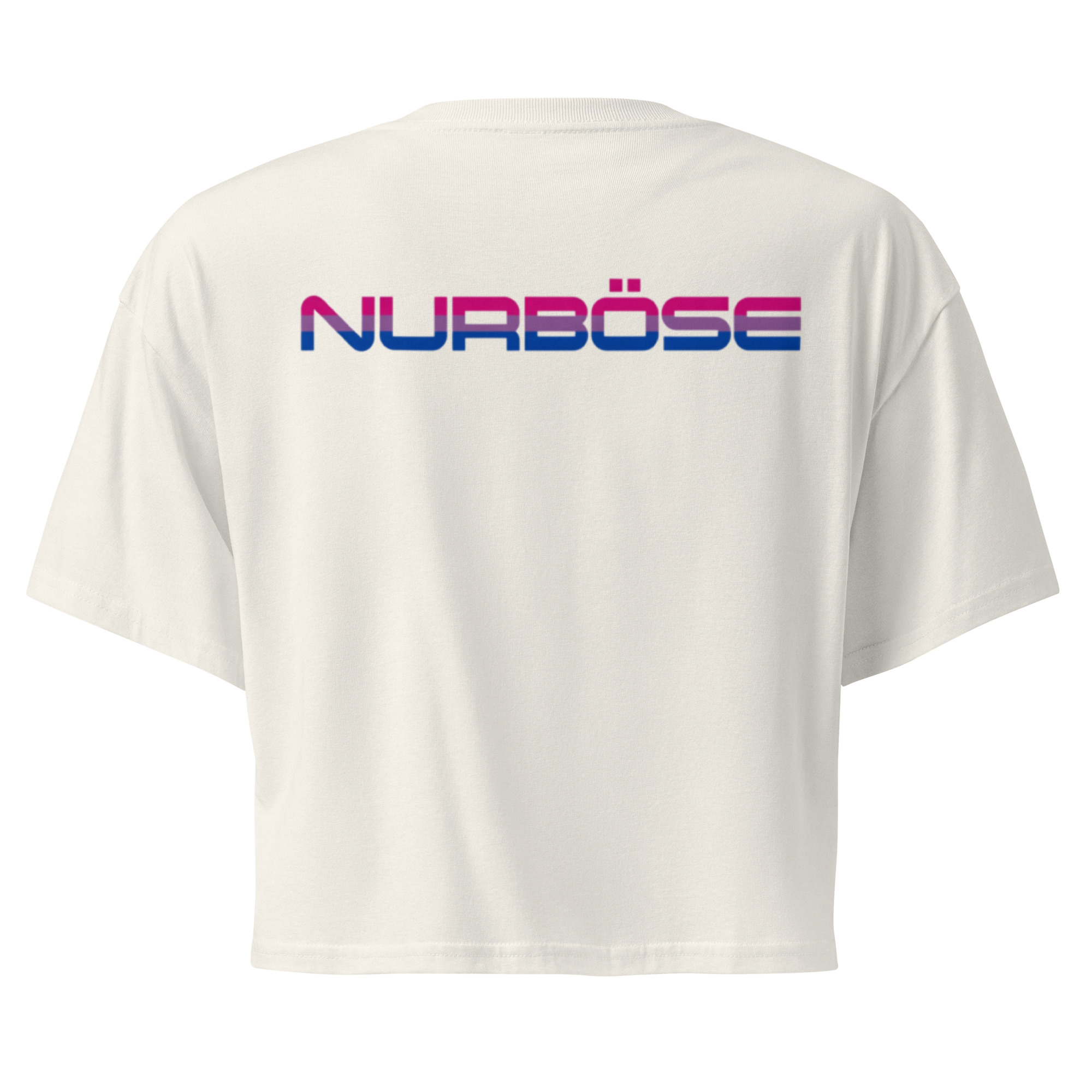 Unisex Organic Crop Top Protect the Dolls (Test) – Ecru