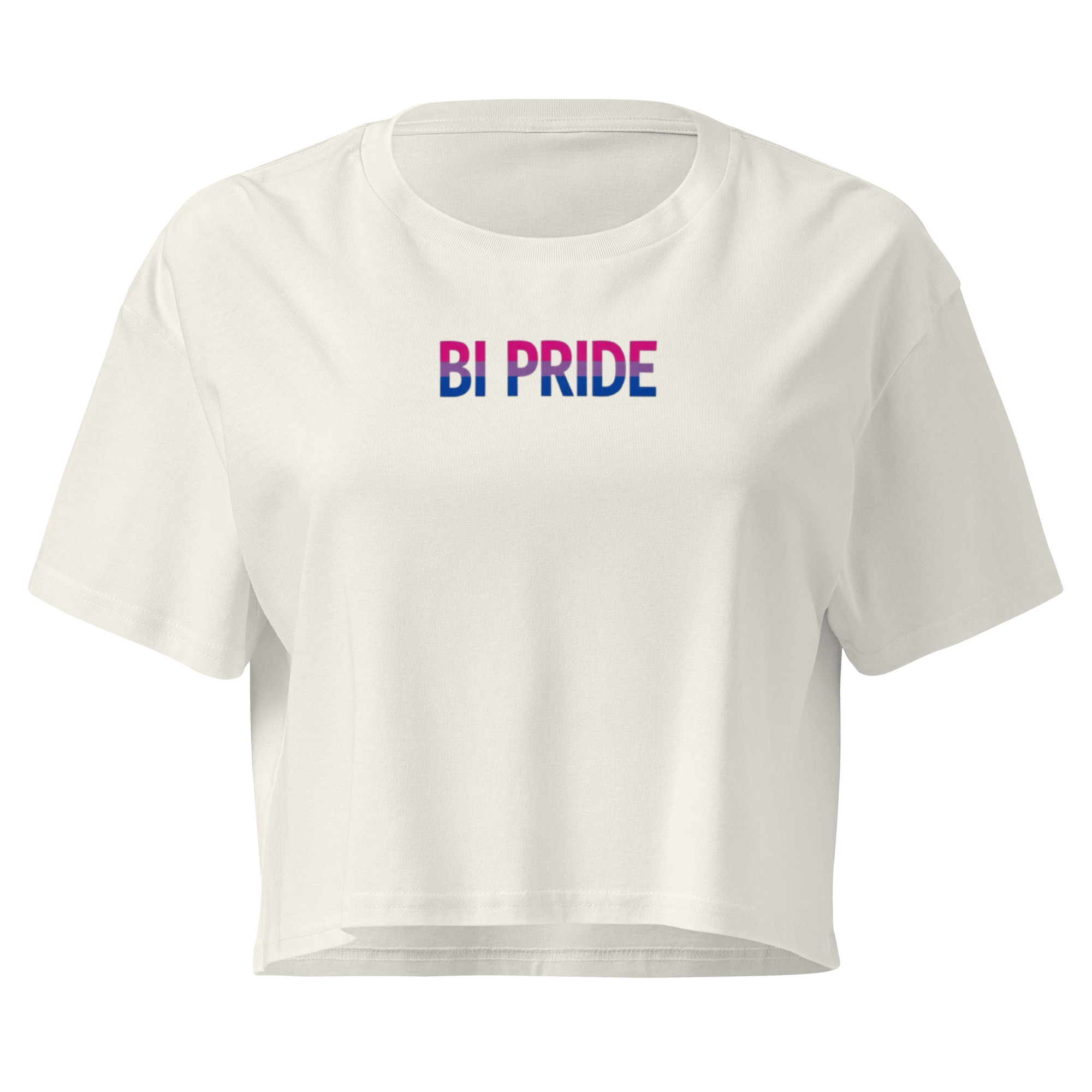 Unisex Organic Crop Top Protect the Dolls (Test) – Ecru