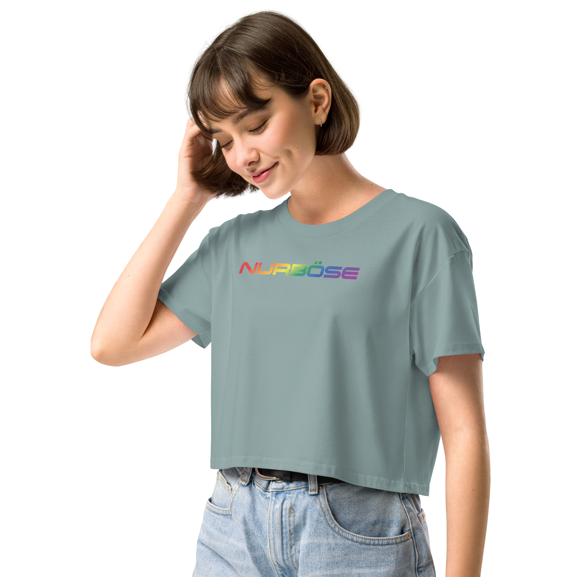 Unisex Organic Crop Top PRIDE edition