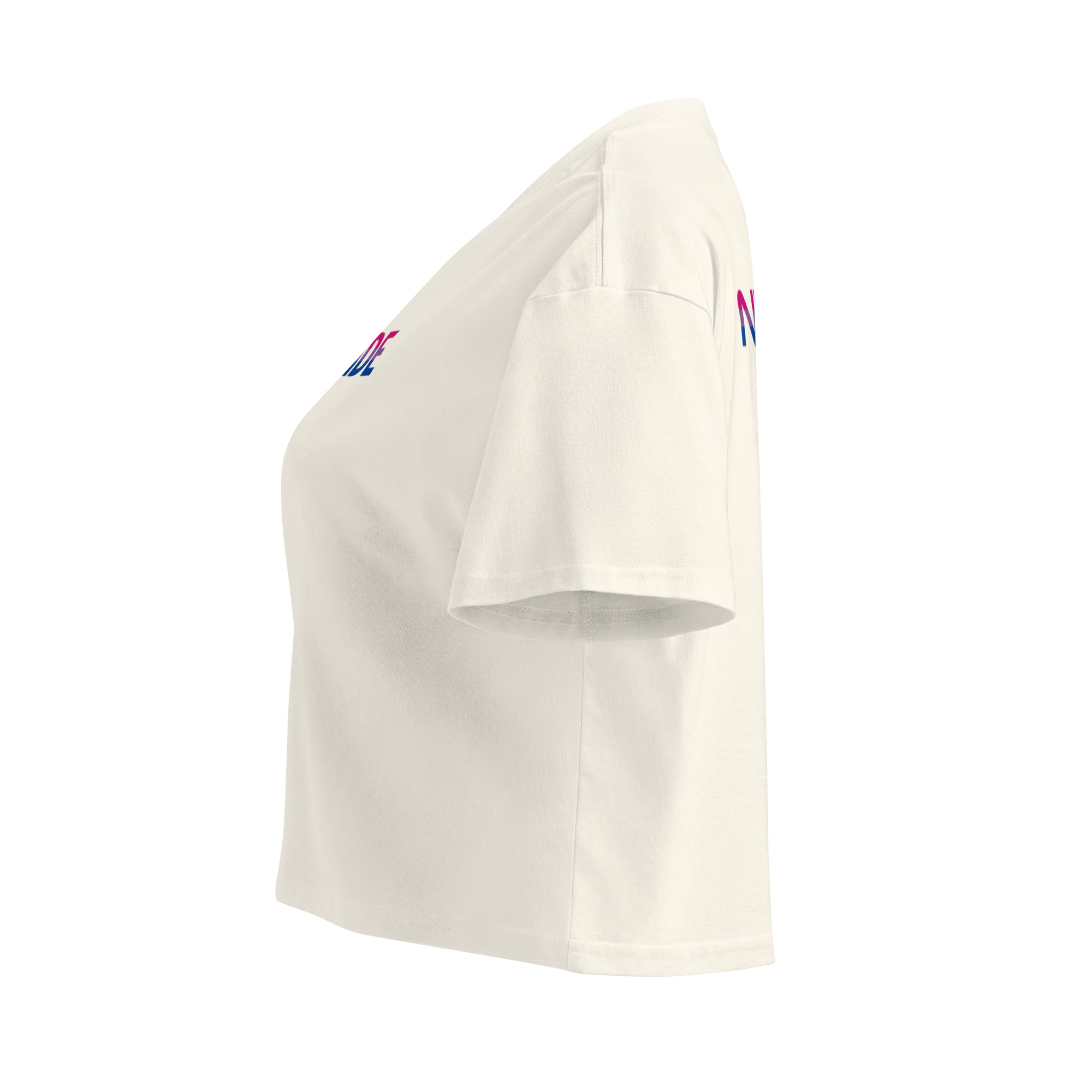 Unisex Organic Crop Top Protect the Dolls (Test) – Natural