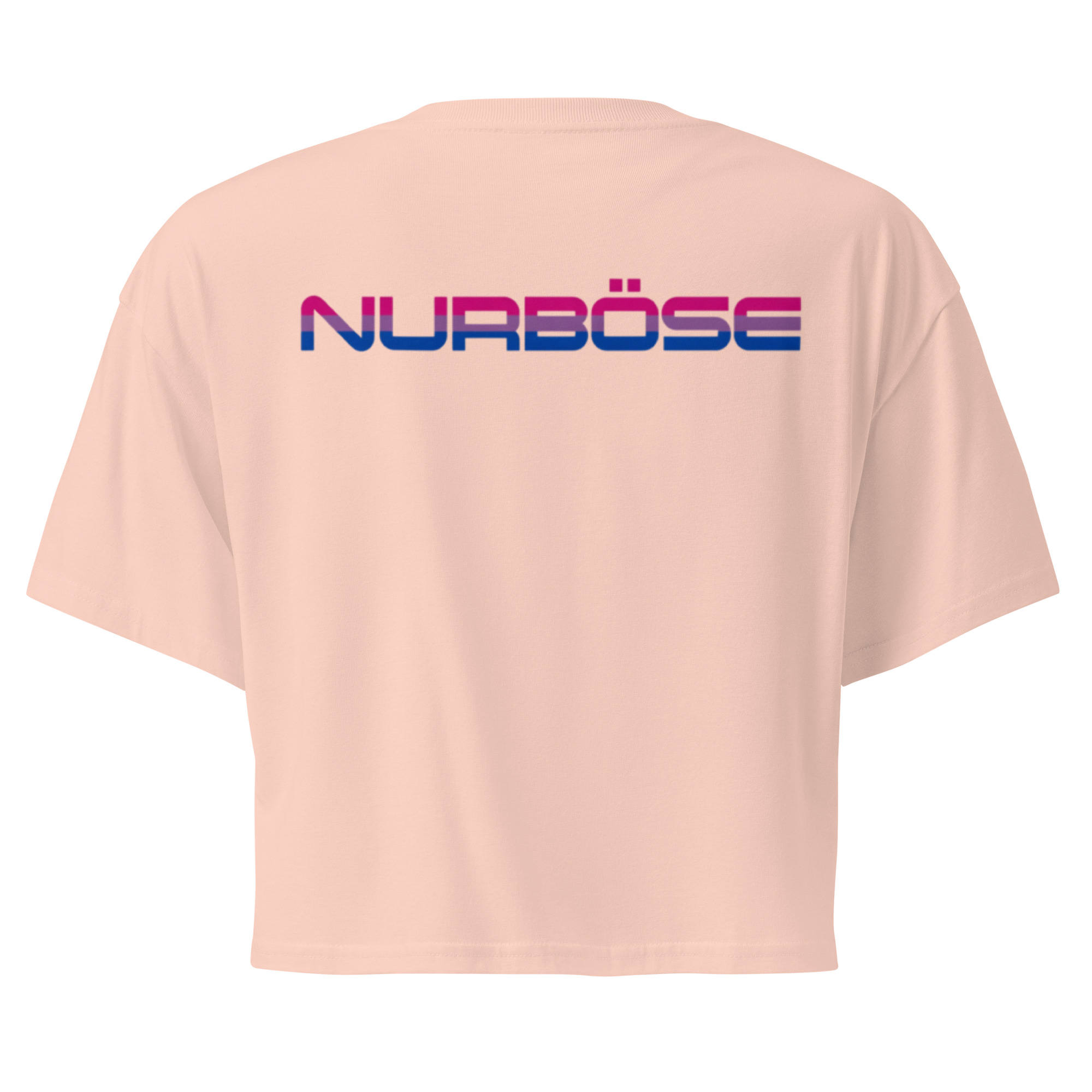 Unisex Organic Crop Top Protect the Dolls (Test) – Pink