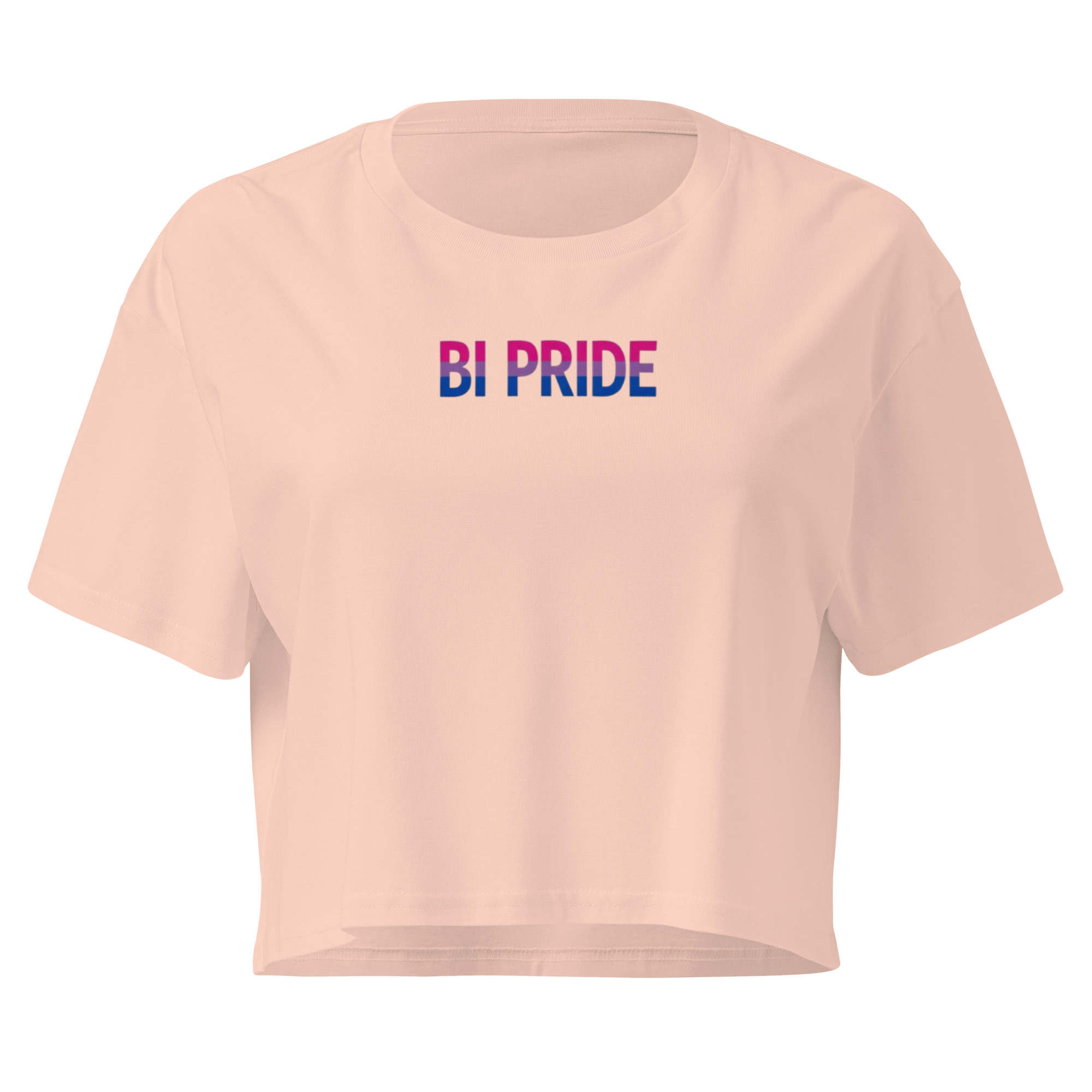 Unisex Organic Crop Top Protect the Dolls (Test) – Pink